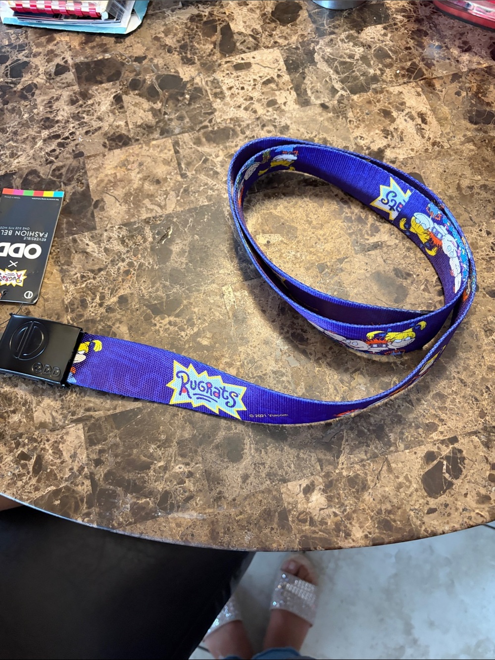 Rugrats Purple Character Belt